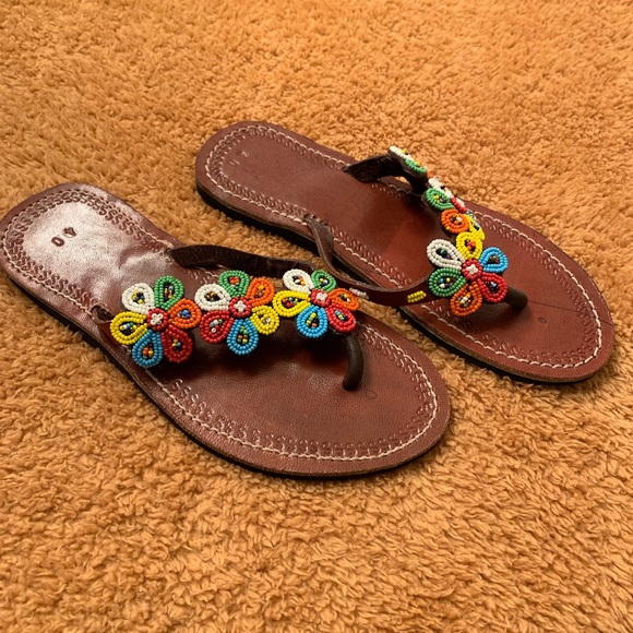 Multi color sandals - Picture 2 of 4